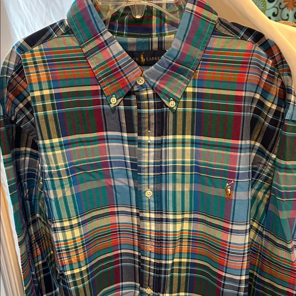 Polo by Ralph Lauren Multicolor Plaid Button-Down Shirt - Blue, Green, Red